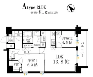 ガーデンテラス下北沢【5階】の間取り