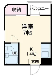 行徳グリーンハイツ【3階】の間取り