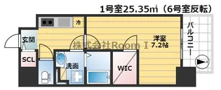 プレサンス堺筋本町エグゼブラン【3階】の間取り