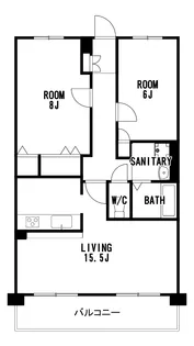 ホリーステージ城山【1階】の間取り