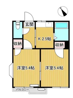 グリーンパーク【2階】の間取り