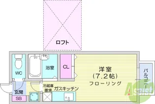 サンシャレイ幸町【2階】の間取り