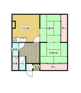 A-21平和町ビル【4階】の間取り