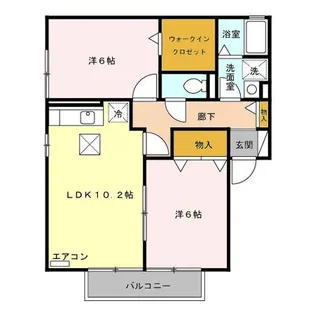 リリエンベルグ【1階】の間取り