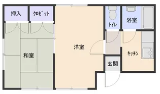 グレース陽南【1階】の間取り