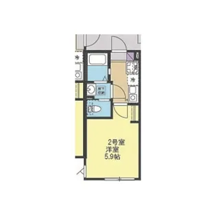 ウェリナ湘南【1階】の間取り