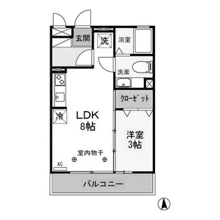 エクセルコート【2階】の間取り