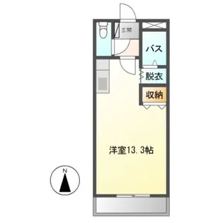 レヴール【2階】の間取り