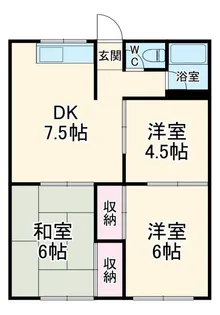 志田ハイツ【1階】の間取り
