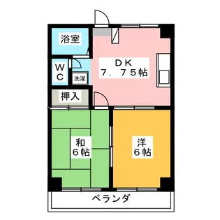 バンブーズ【3階】の間取り