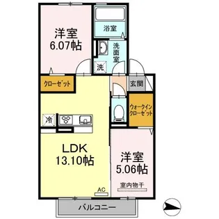 ラヴィベール【2階】の間取り