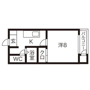 シュペルノーヴァ【2階】の間取り