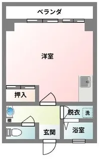 赤畑アパート【5階】の間取り