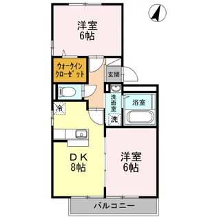 クリオコート B棟【2階】の間取り