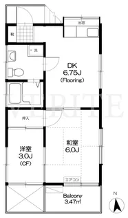 六本木7丁目 2階【2階】の間取り