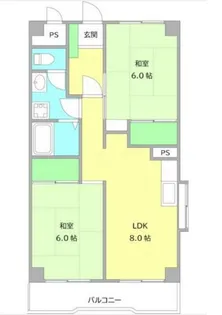 ゼファー銀座【6階】の間取り