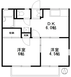 ベルハイツ【2階】の間取り