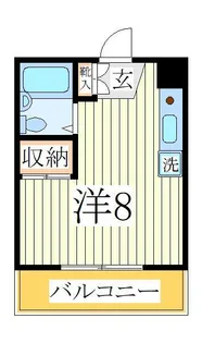 ランドフォレスト天王台II【2階】の間取り