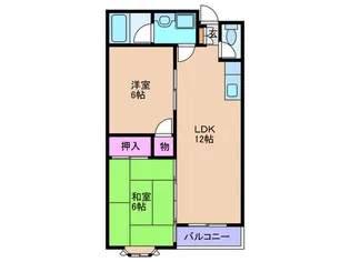 シャトーMOII【3階】の間取り