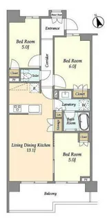 セレステラス調布ヶ丘【2階】の間取り
