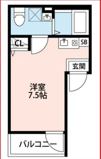 東京都江東区越中島2【アパート】の間取り