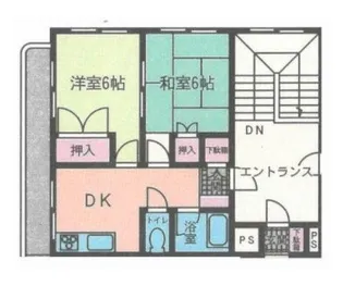 メゾン・ド・フローレンス【4階】の間取り