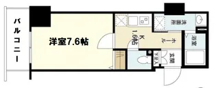 イーストヴィラ梅田【7階】の間取り