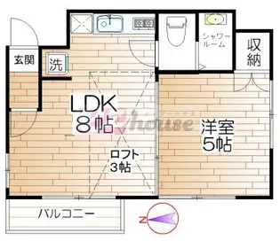 ガーデン杉並【2階】の間取り
