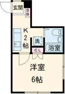 インペリオ田園調布【1階】の間取り