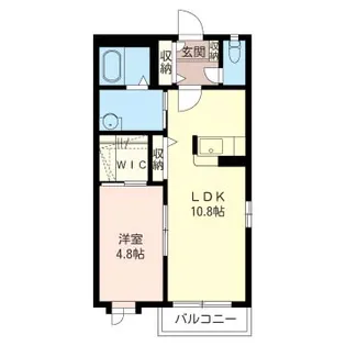 グリーンフィールド C【2階】の間取り