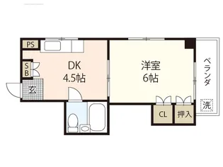 ヴィラ大州通り【2階】の間取り