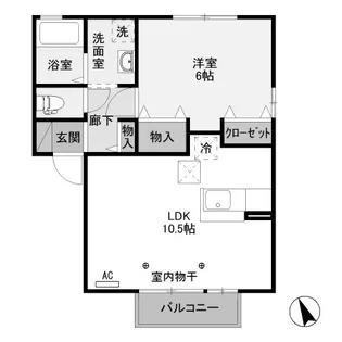 アージュ III【1階】の間取り