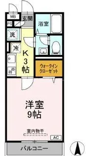 カレント上板橋【2階】の間取り