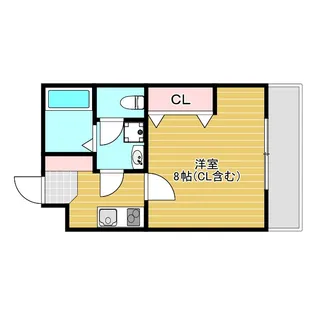 ファーストモダン池田【3階】の間取り