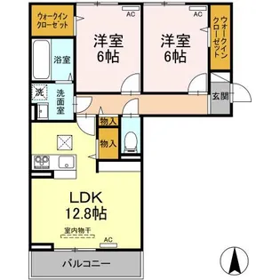 ドリーム庄町【3階】の間取り