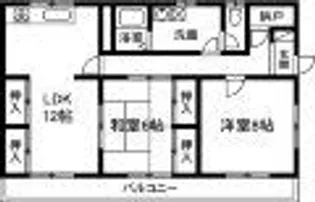 ハイツ宝船【2階】の間取り