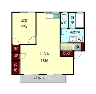 奈良県奈良市法華寺町【アパート】の間取り