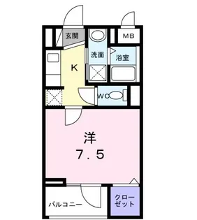 東京都練馬区大泉町2【マンション】の間取り