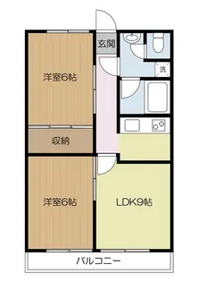 ヴィラ浜田山【2階】の間取り