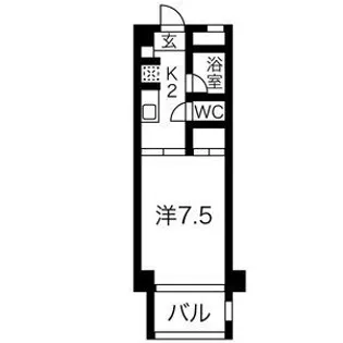 クレイタスパークII【2階】の間取り