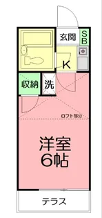 コートビレッジ相武台【1階】の間取り