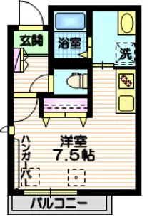COURAGE三軒茶屋【3階】の間取り