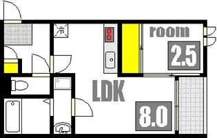 REGALEST 光南【2階】の間取り