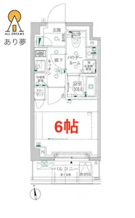 クレイシア横浜ヴェール【3階】の間取り