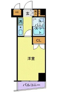 東京都品川区南大井6【マンション】の間取り