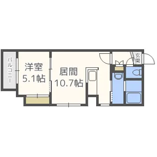 Saison25(セゾン)【2階】の間取り