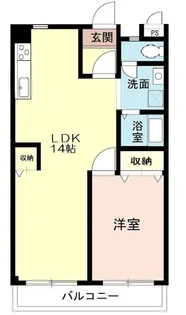 ヤマキレジデンス【5階】の間取り