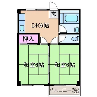 コーポ四季【3階】の間取り