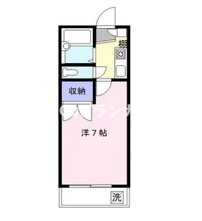 1Kの間取り画像