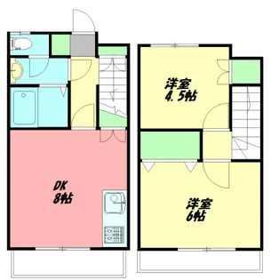 神奈川県藤沢市片瀬1【一戸建】の間取り